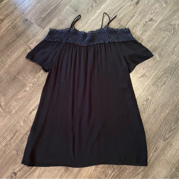 Koy Resort dress 100% viscose dark navy sun dress resort wear - Picture 4 of 12